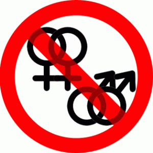 no same sex marriage 